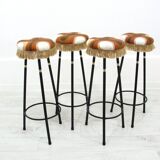 Tabourets de bar vintage, années 1970