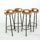 Tabourets de bar vintage, années 1970