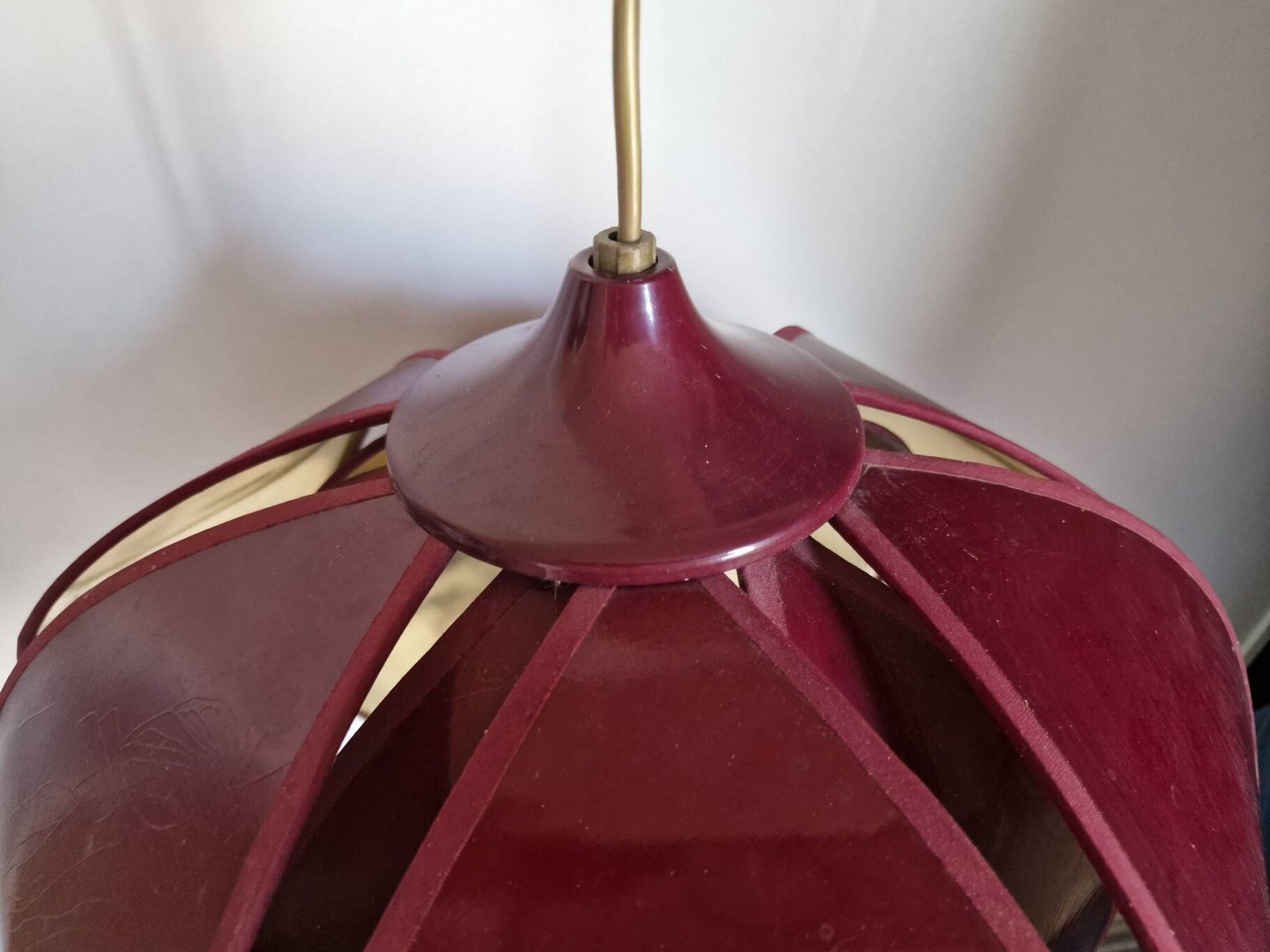Bordeaux suspension flower Lotus by Robert de Schuytener from the 1980s.