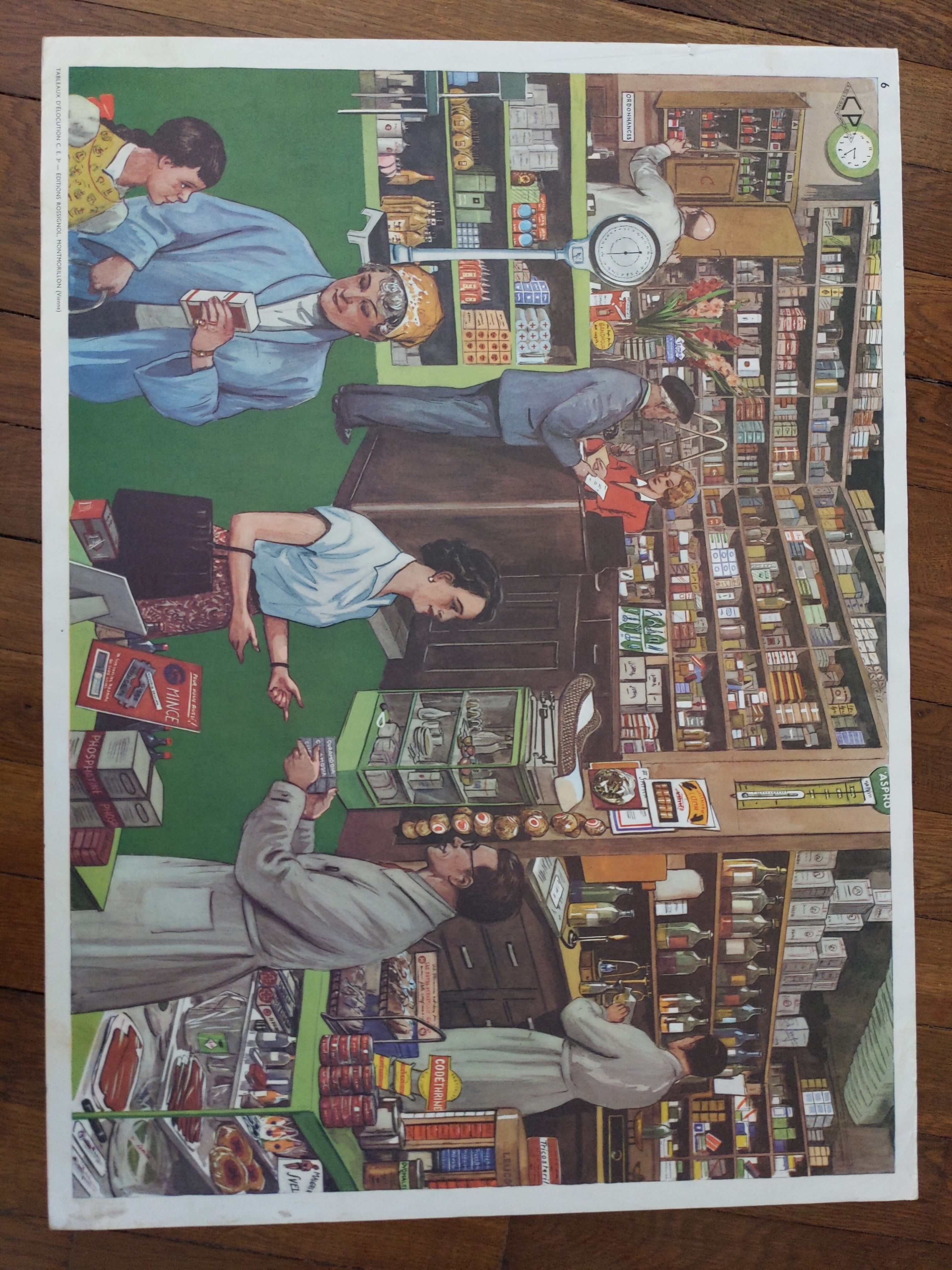 Old school poster nightingale vintage 60s