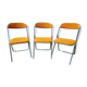 Former lafa aurillac metal chromé pliante chairs