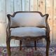 Office chair in wicker – Louis XV style – Walnut – 19th century
