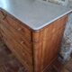 1920 faux bamboo chest of drawers