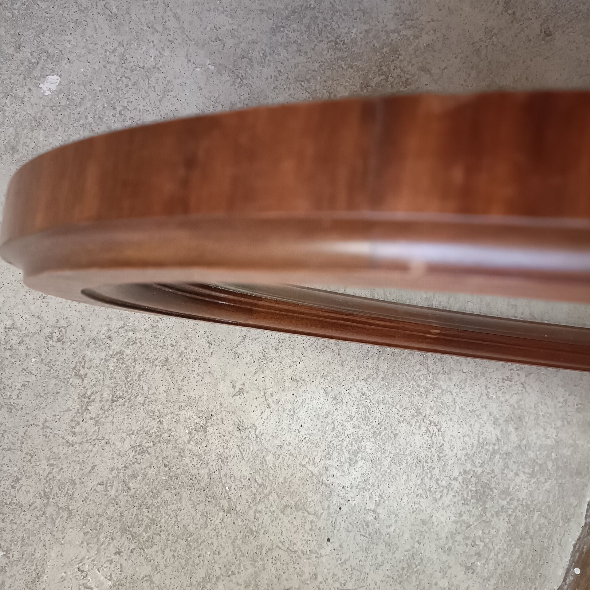 Miroir ovale biseauté Art Déco