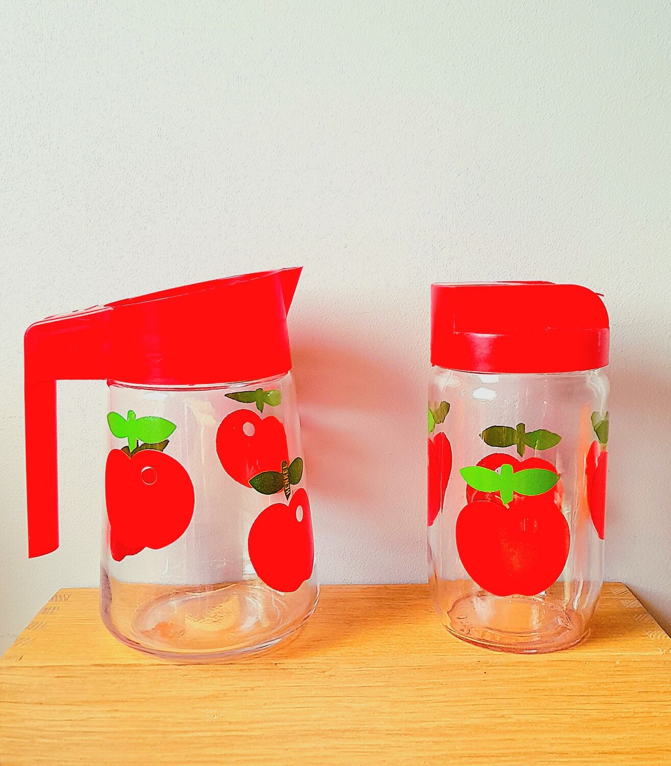 Lot carafe et bocal henkel 60s