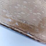 Bubbled glass bottle, Bendor glassware.