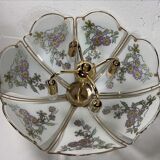 Vintage hollywood regency pendant lamp / luster