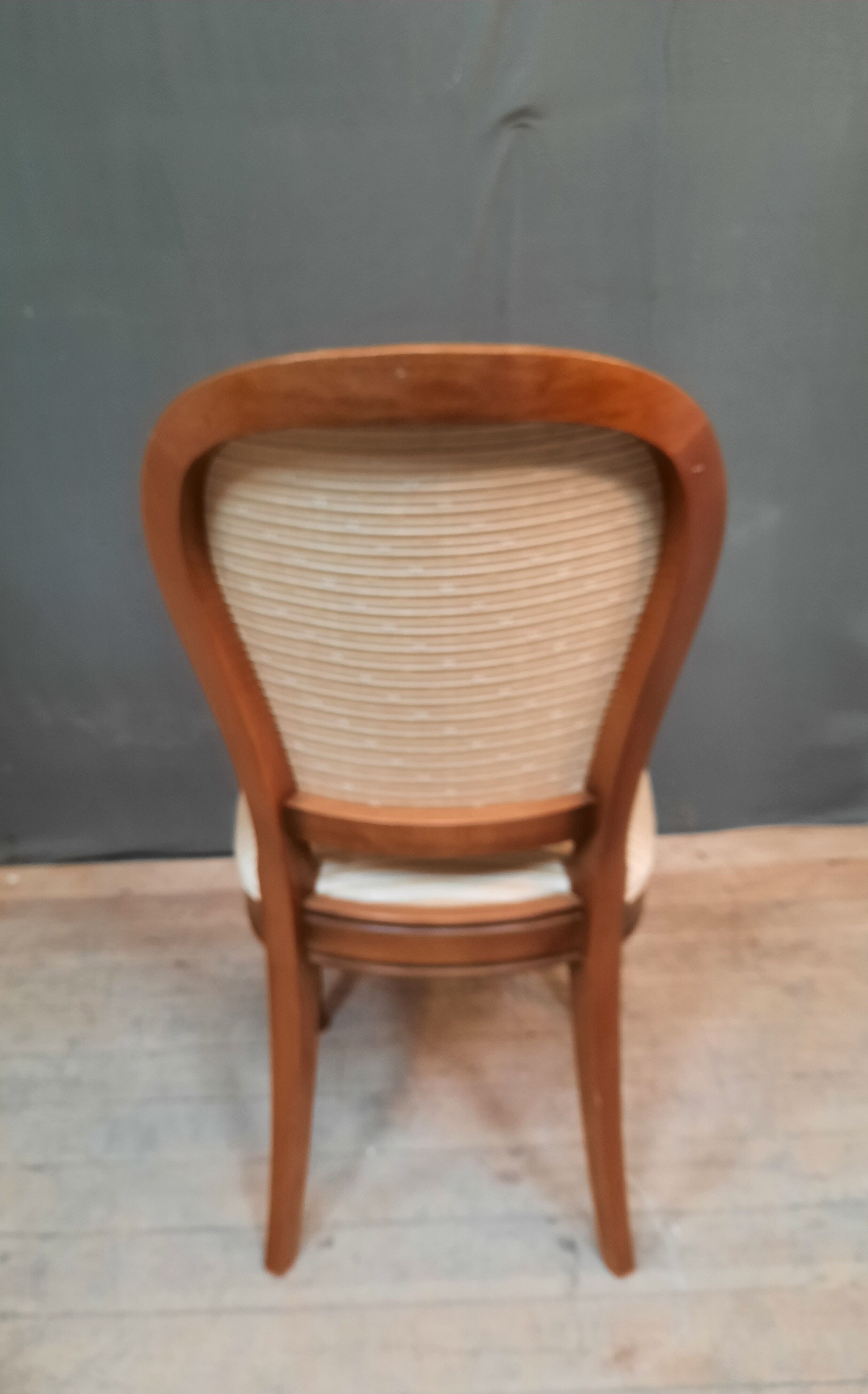 Cherry-lined chair