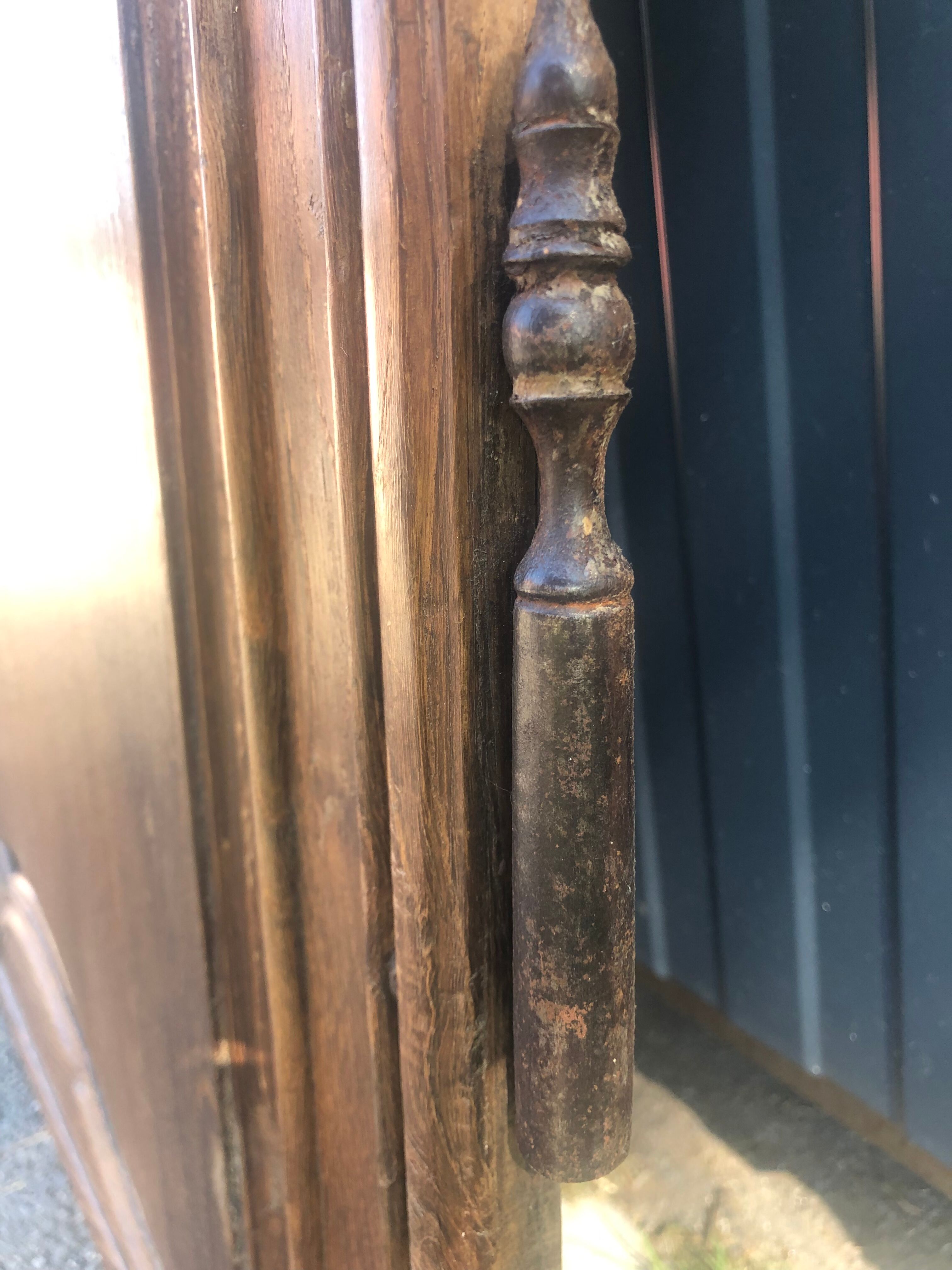Antique oak doors