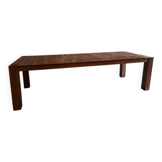 Recycled teak table