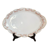 Large oval porcelain dish from Limoges by Théodore Haviland