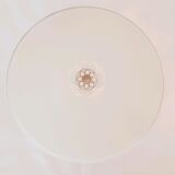 Ceiling light in opaline and granita setting 60s