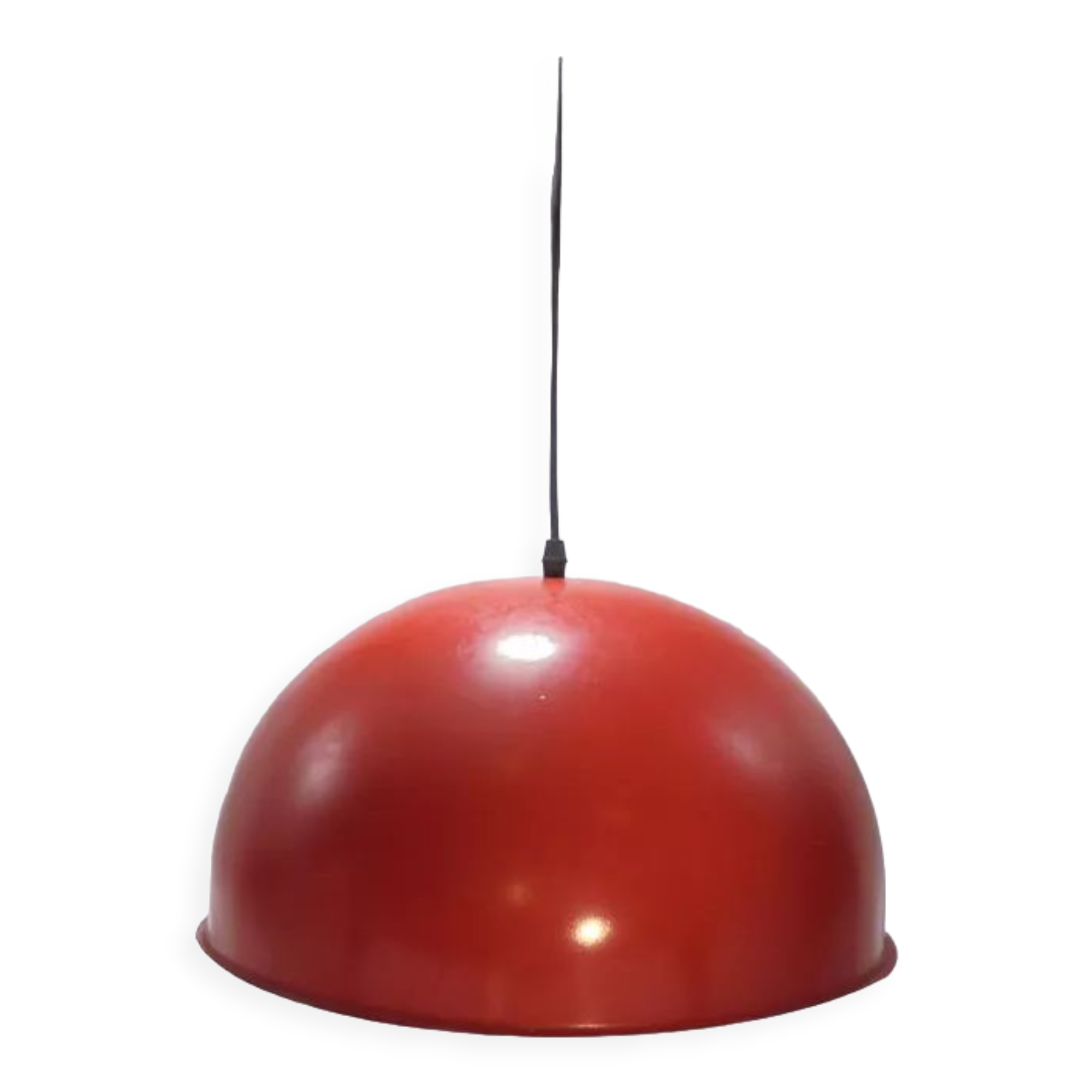 Vintage red pendant lamp