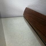 Art Deco bedside table in wood and mirror