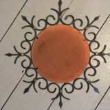 Nice mirror sun wrought iron vintage 60cm