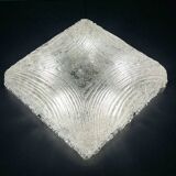 Vintage large Murano glass ceiling lamp by J. T. Kalmar, Austria, 1960s.