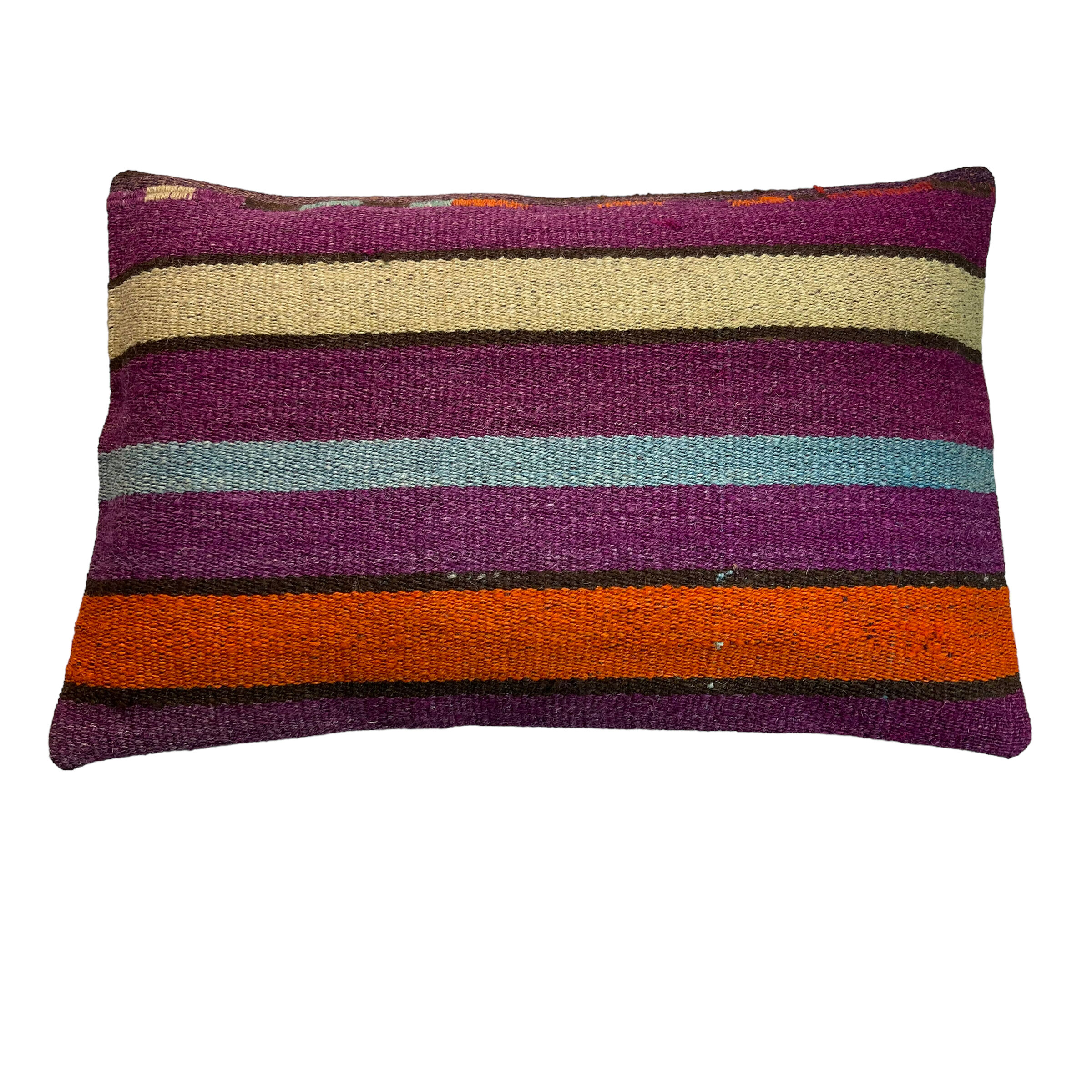 Vintage turkish handmade cushion cover , 30 x 50 cm