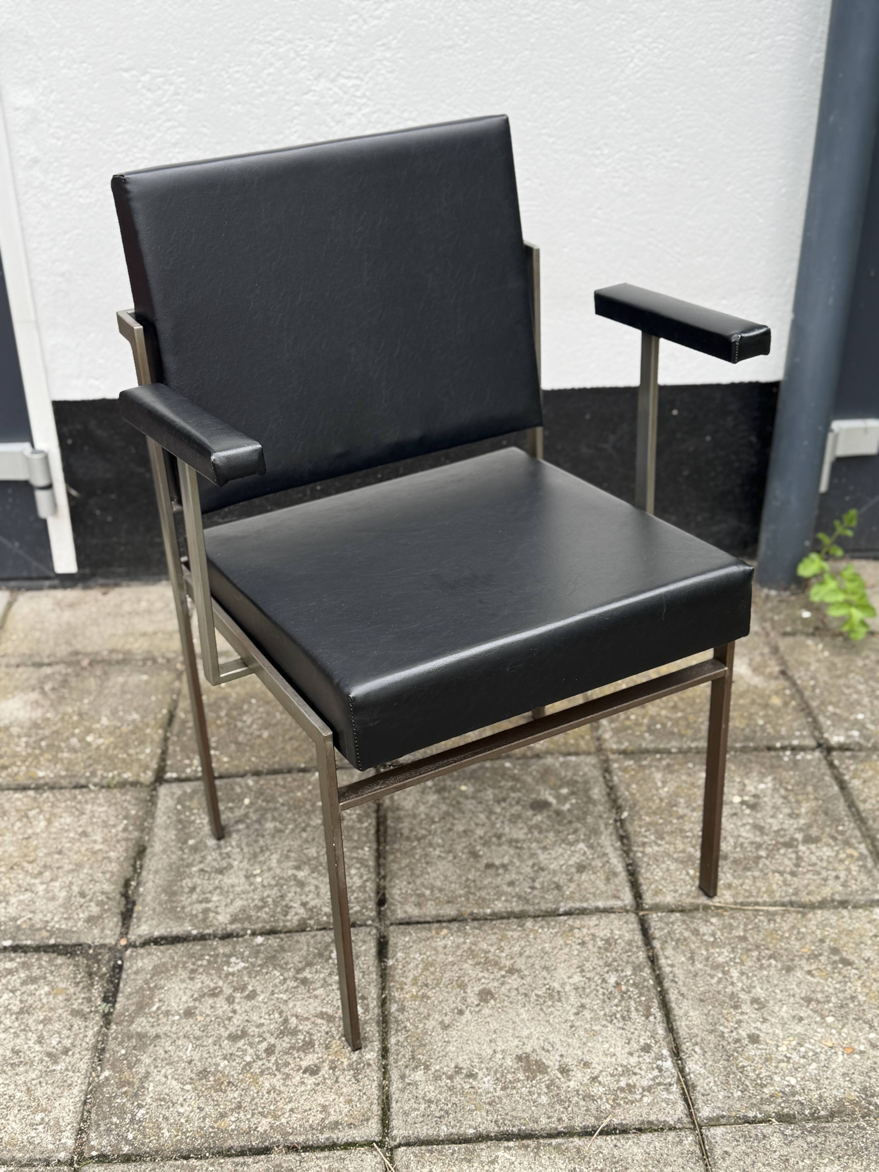 Mcm leatherette armchair