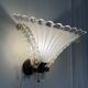 Pair of Venetian wall lights in Murano glass by Seguso, circa 1930.