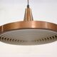 Vintage Copper Pendant Lamp: 1960s Scandinavian Design