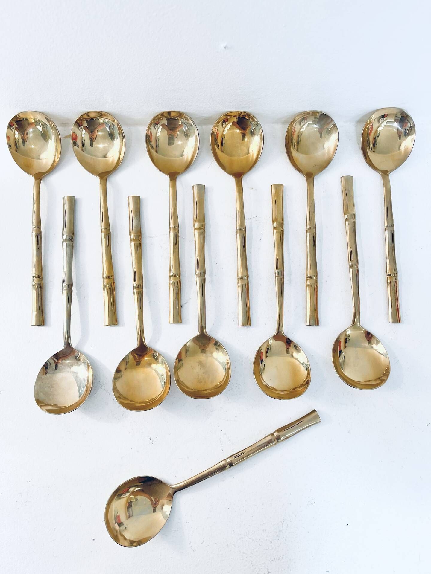 12 tablespoons, Hollywood Regency - circa 1970