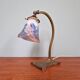 Art Deco desk lamp, signed Le verre Français, 1920s-30s