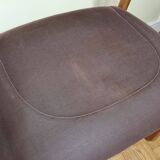 Pair of Baumann armchairs, model "sled", 1960