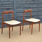 Pair of rosewood chairs
