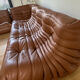 Togo leather sofa Kyoto Gold
