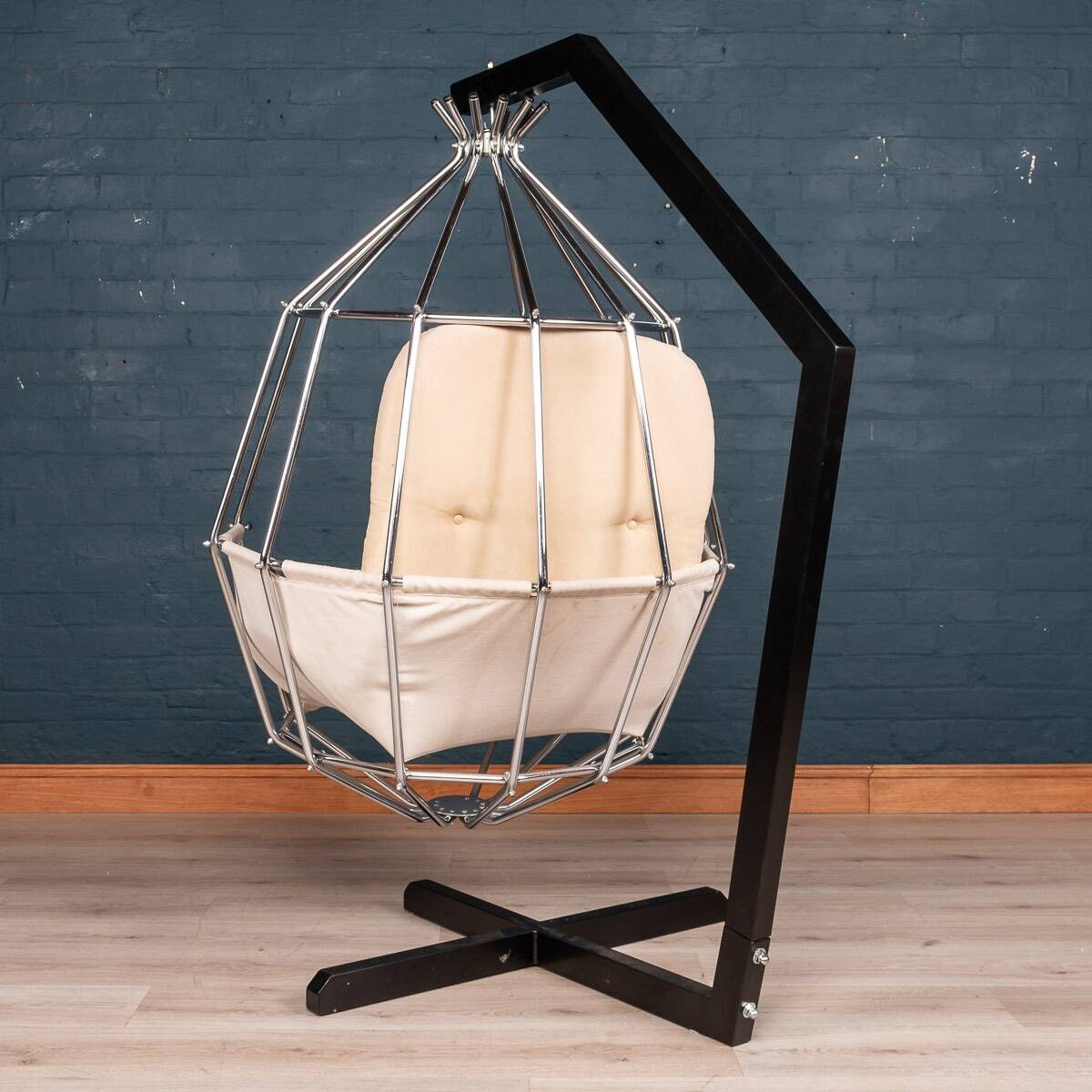 ELEGANT PARROT CAGE CHAIR BY IB ARBERG c.1970