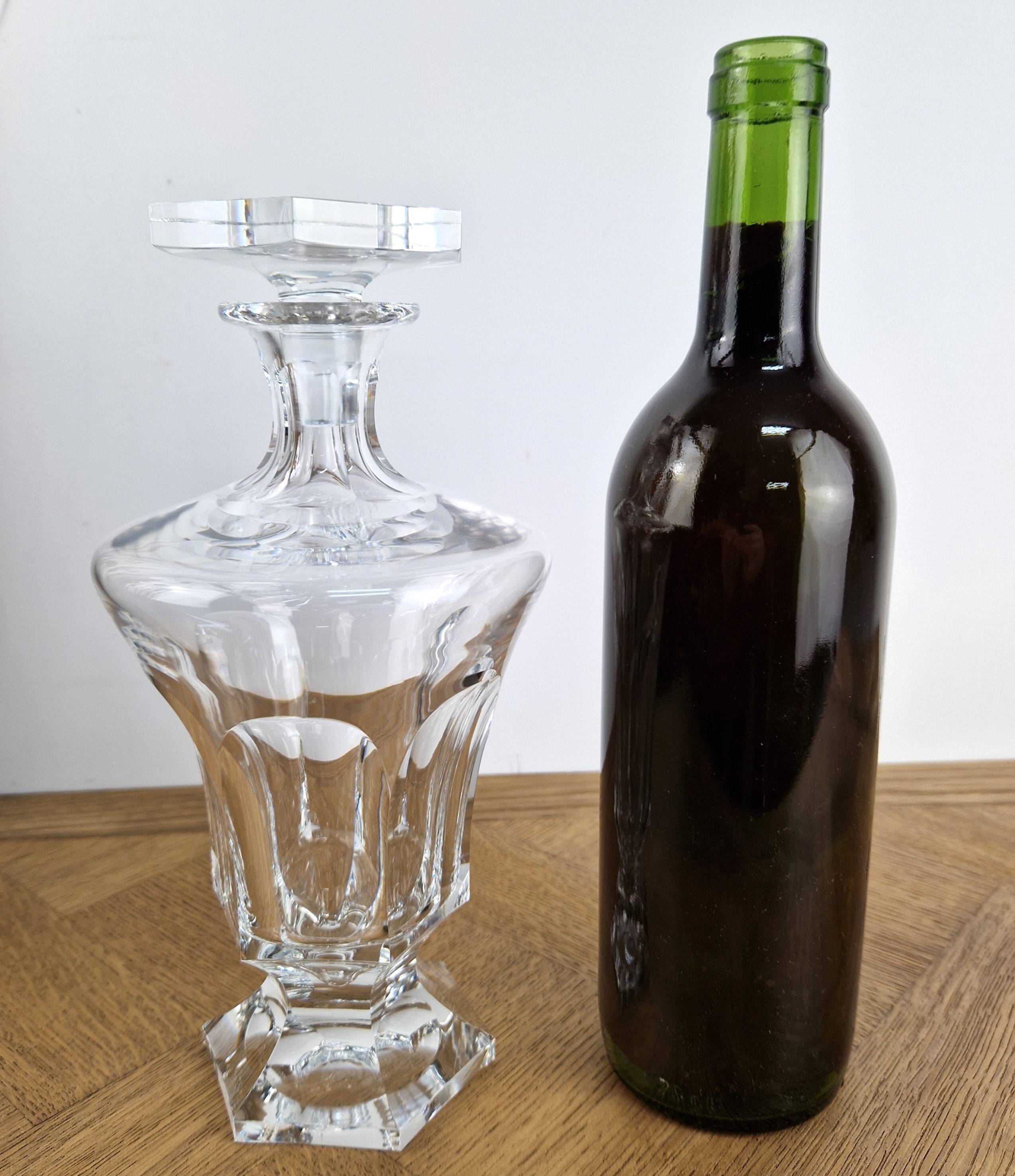 Crystal decanter carafe Model Ambassador - vintage bottle