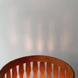 Vintage table lamp, pine strip, Sweden 1970s