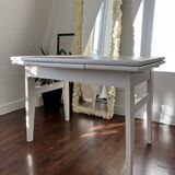 Old wooden table with extensions