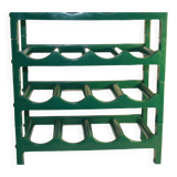 Vintage green bottle holder
