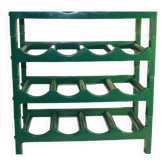 Vintage green bottle holder