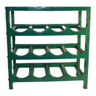 Vintage green bottle holder