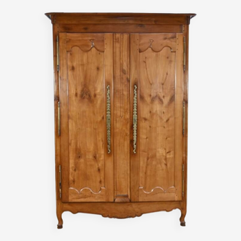 Val de Loire cabinet in cherry wood, Louis XV style – mid-19th century