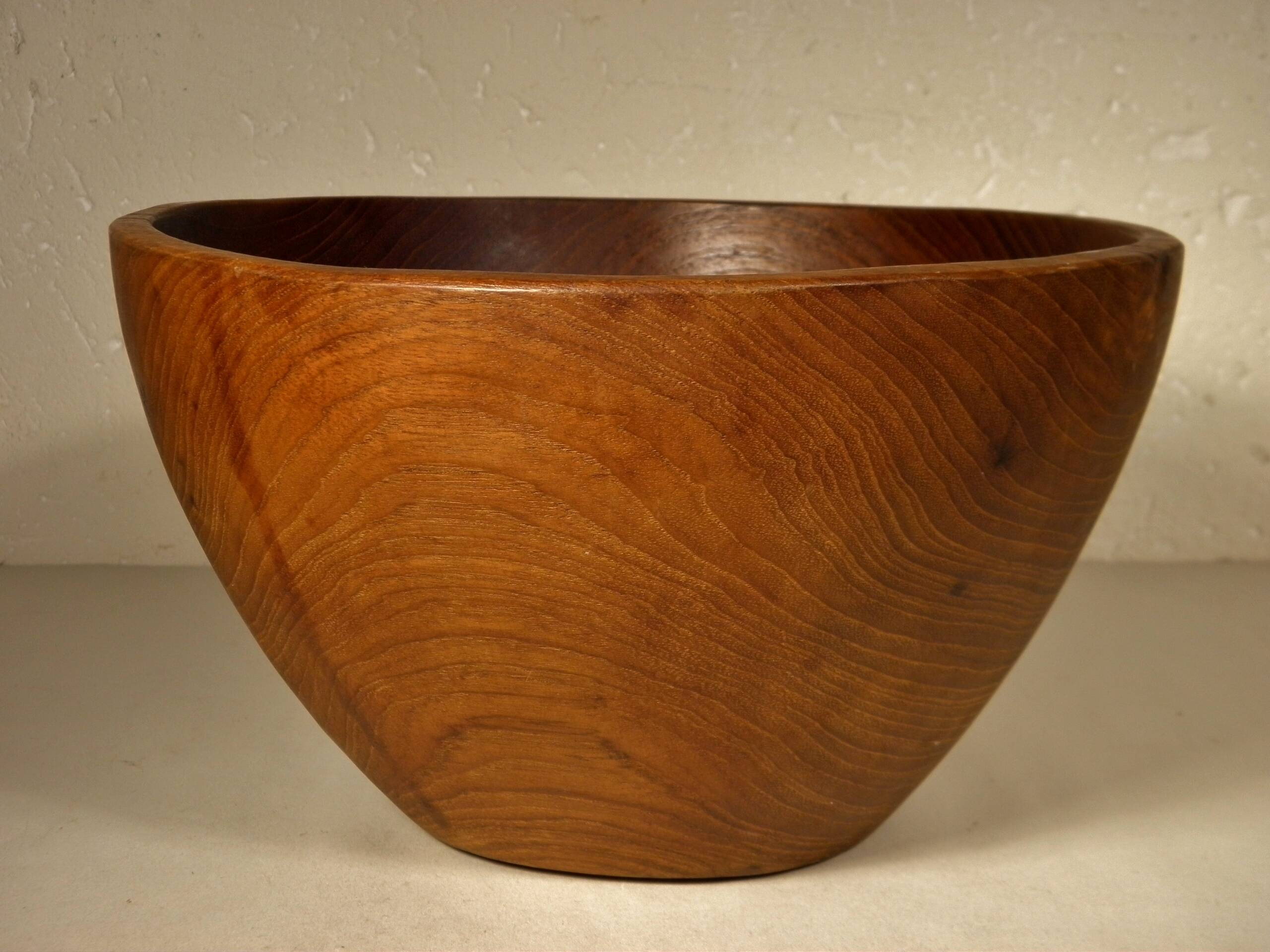 Saladier, coupe en teck 25 cm
