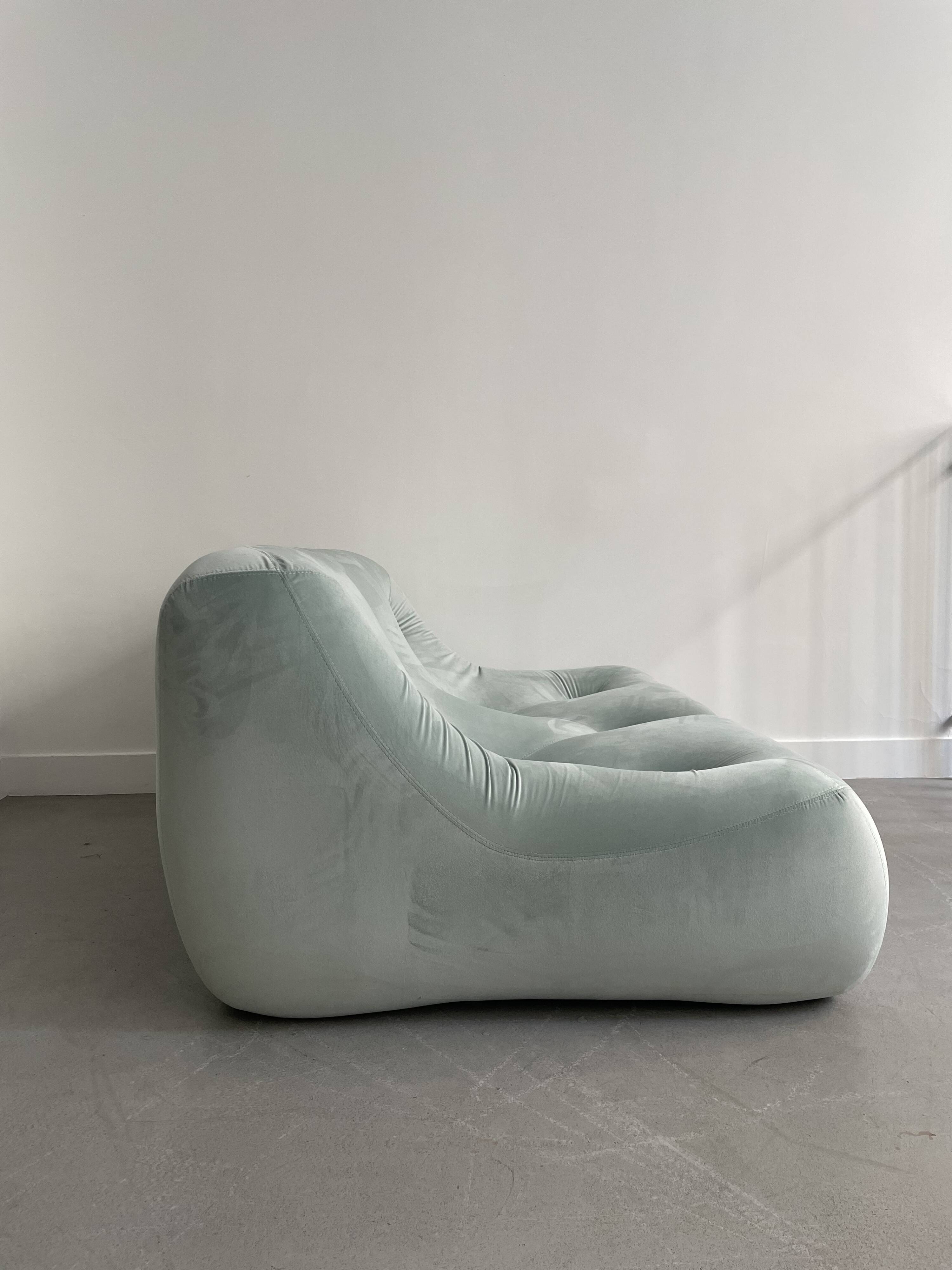 Kali green 2-seater sofa by Michel Ducaroy for Ligne Roset