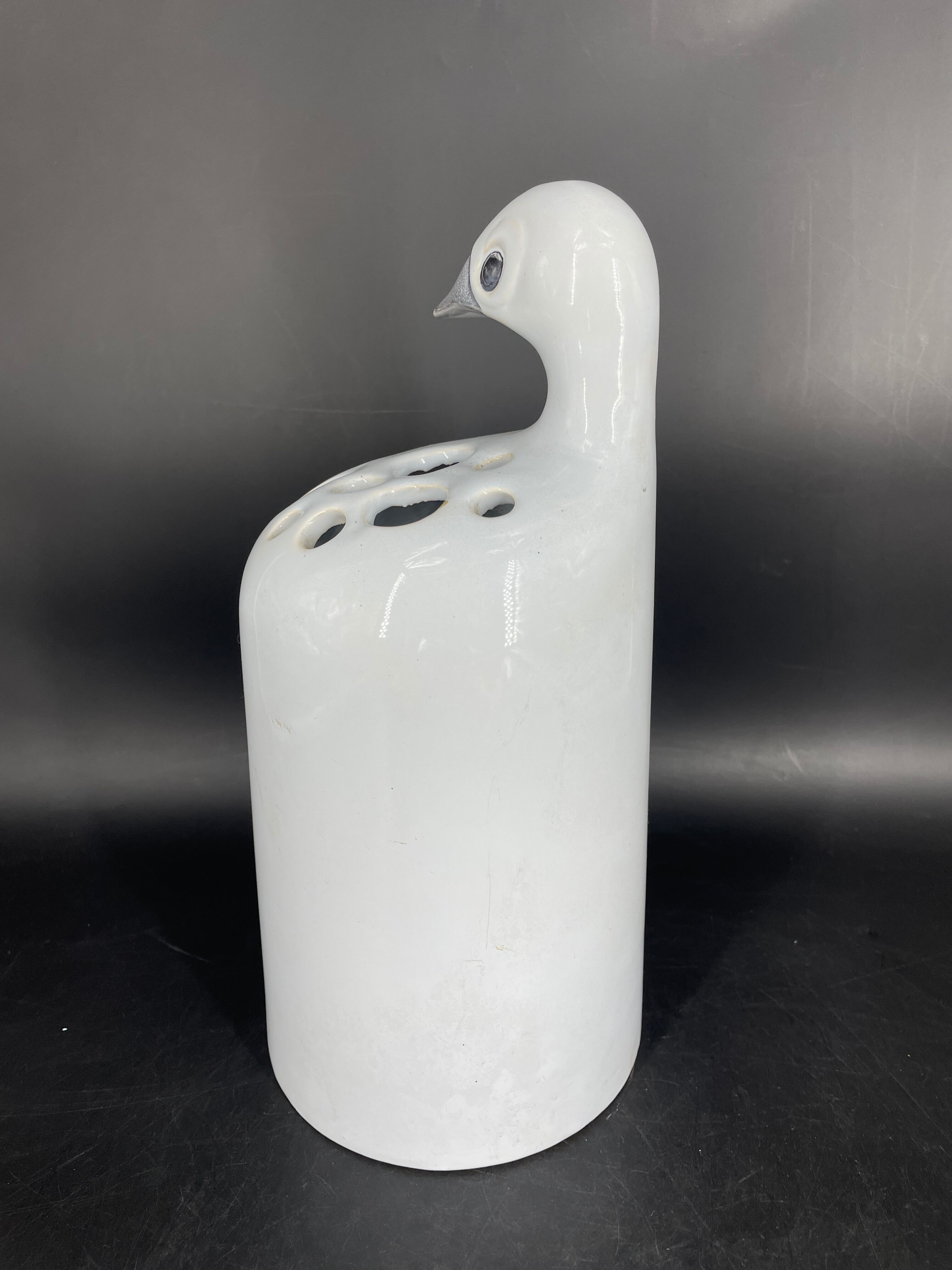 Duck vase by Jacques Molin Faïencerie de Charolles circa 1970