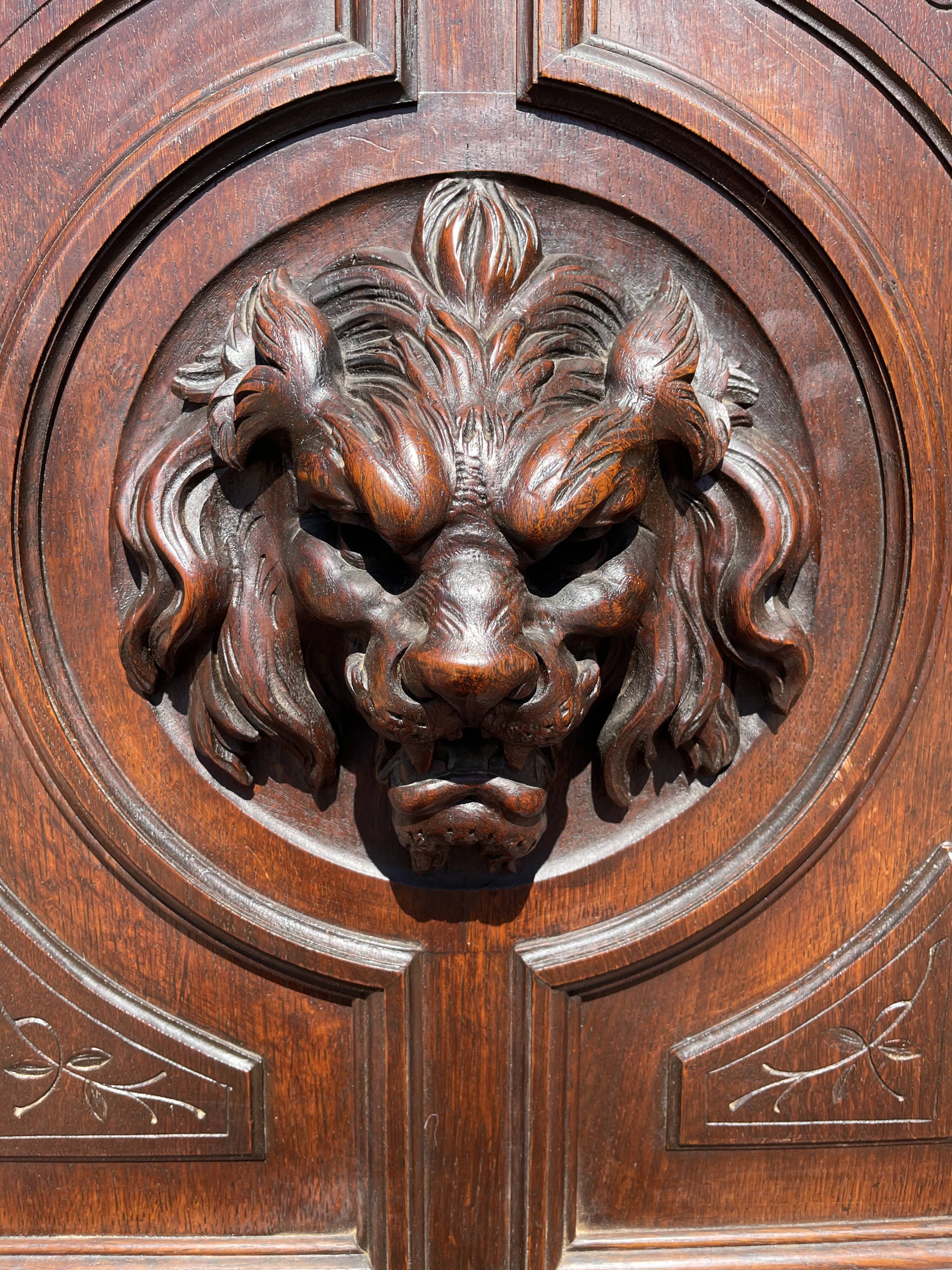 Hunting Buffet in Oak Renaissance Style