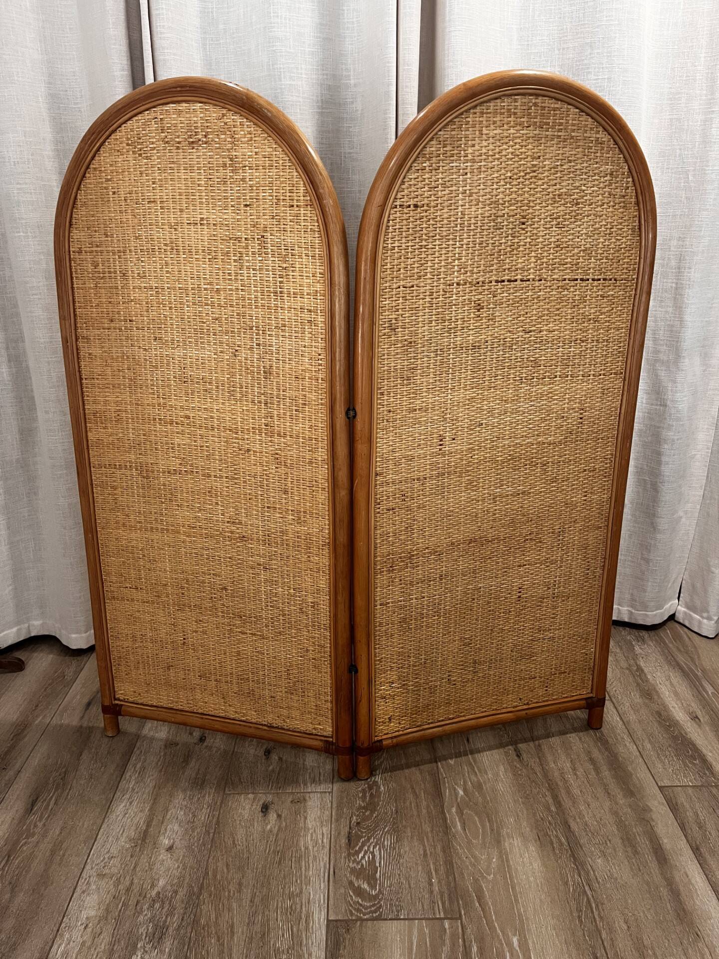 Rattan screen