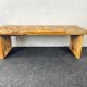 Banc en bois brut