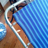 Folding sunbed lounger