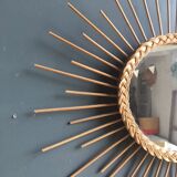Mirror Sun rattan 62 X27