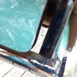 Formica and chrome-plated metal table