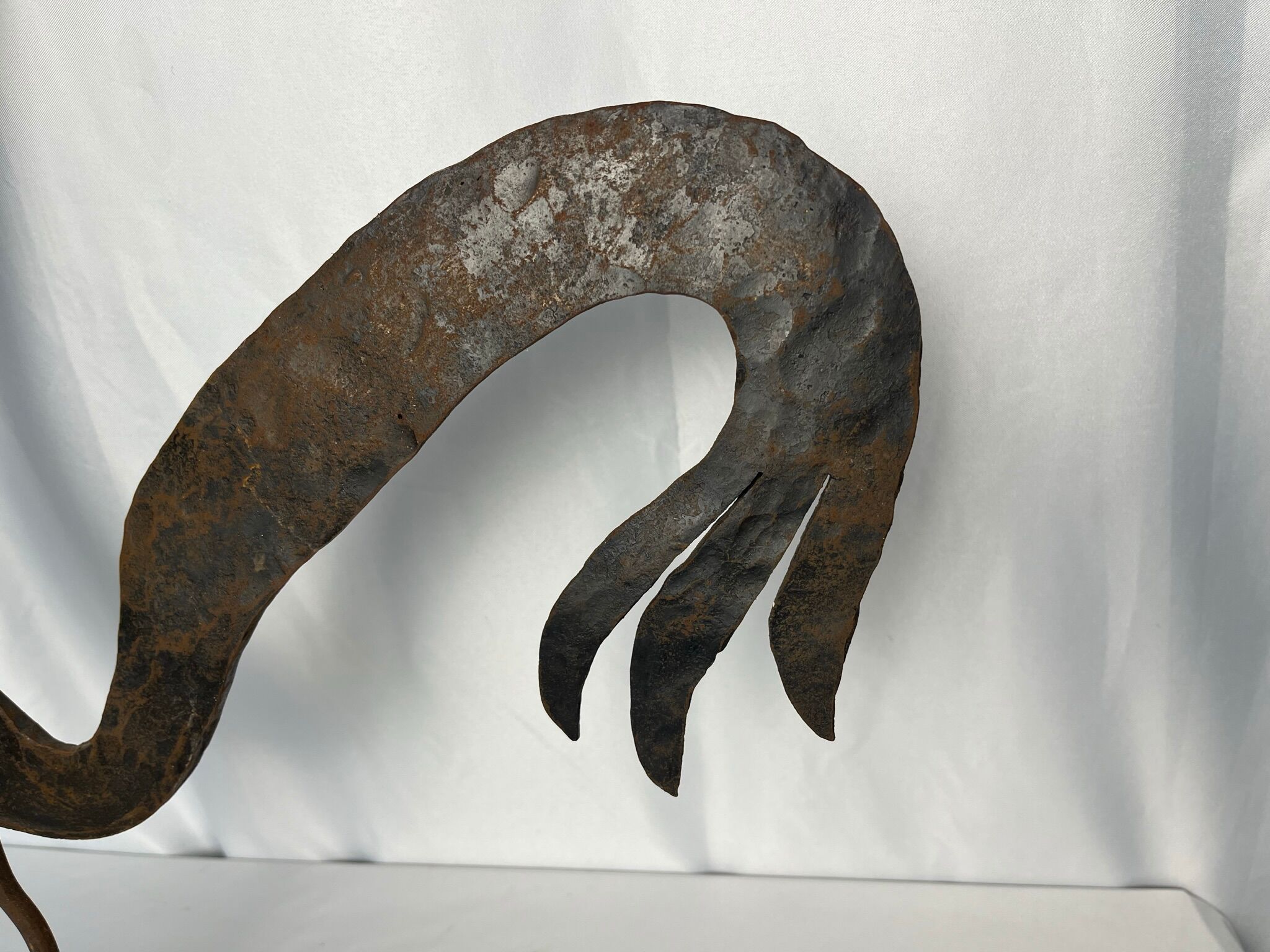 Vintage sculpture metal G. Raveneau circa 1970
