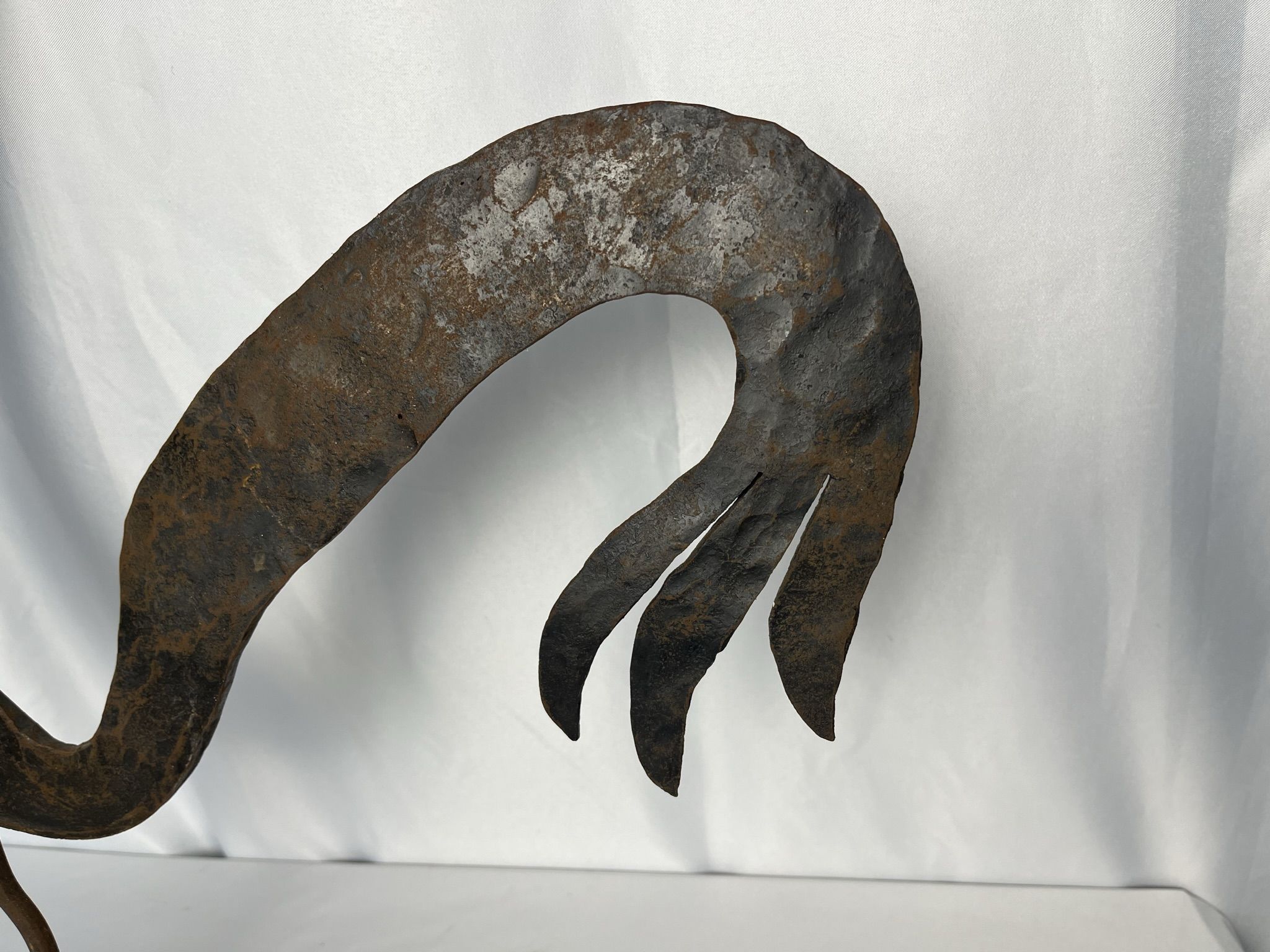 Vintage sculpture metal G. Raveneau circa 1970