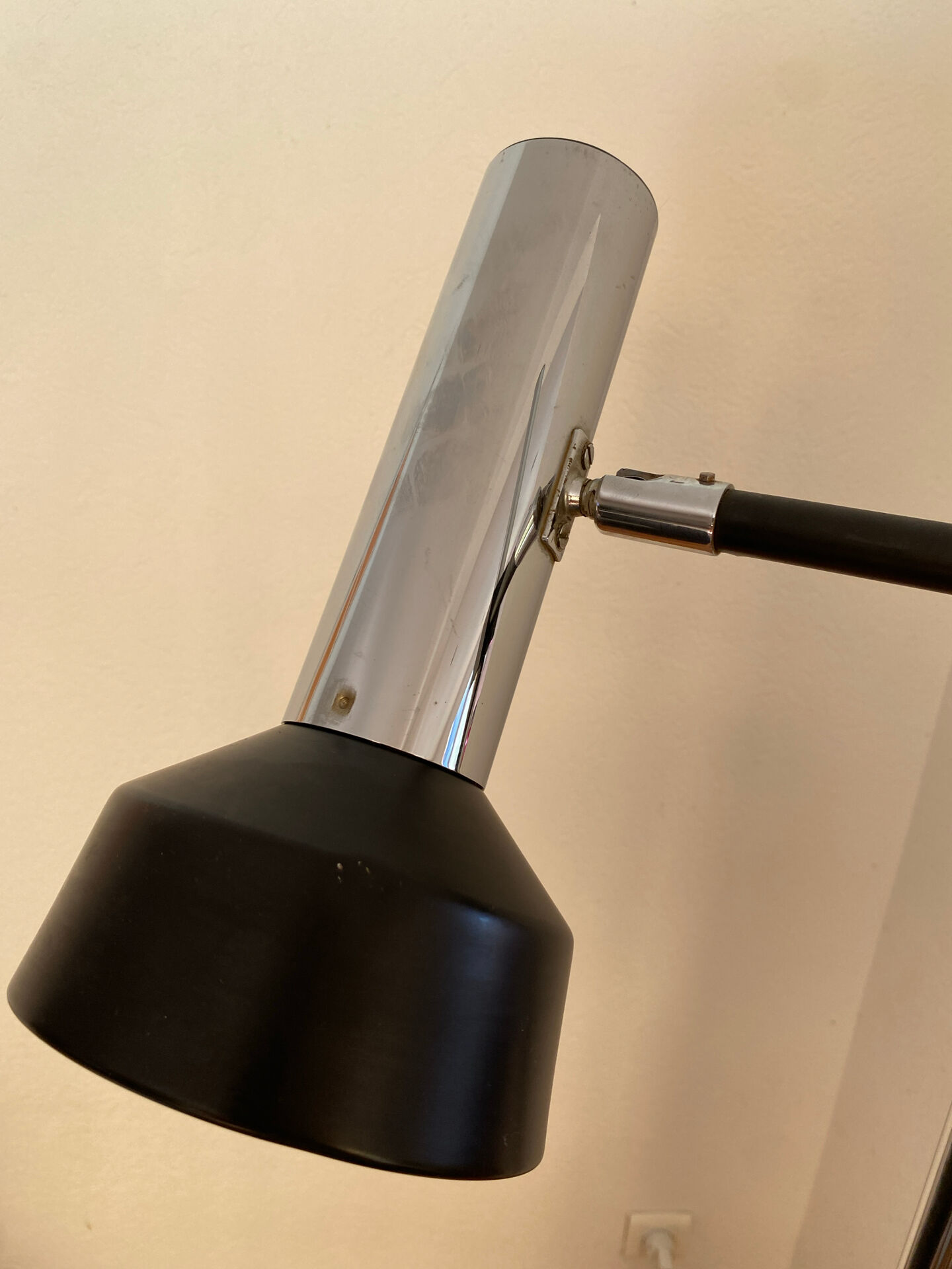 Floor lamp, chrome steel, adjustable, Staff L401