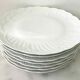 Set de 7 assiettes porcelaine fine de Limoges